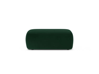 Kate — Pouf Bottle Green (Salvador 7) Black Plastic