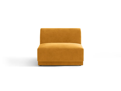 Miley — Modular Sofa Yellow (Venus 2917) Black Plastic
