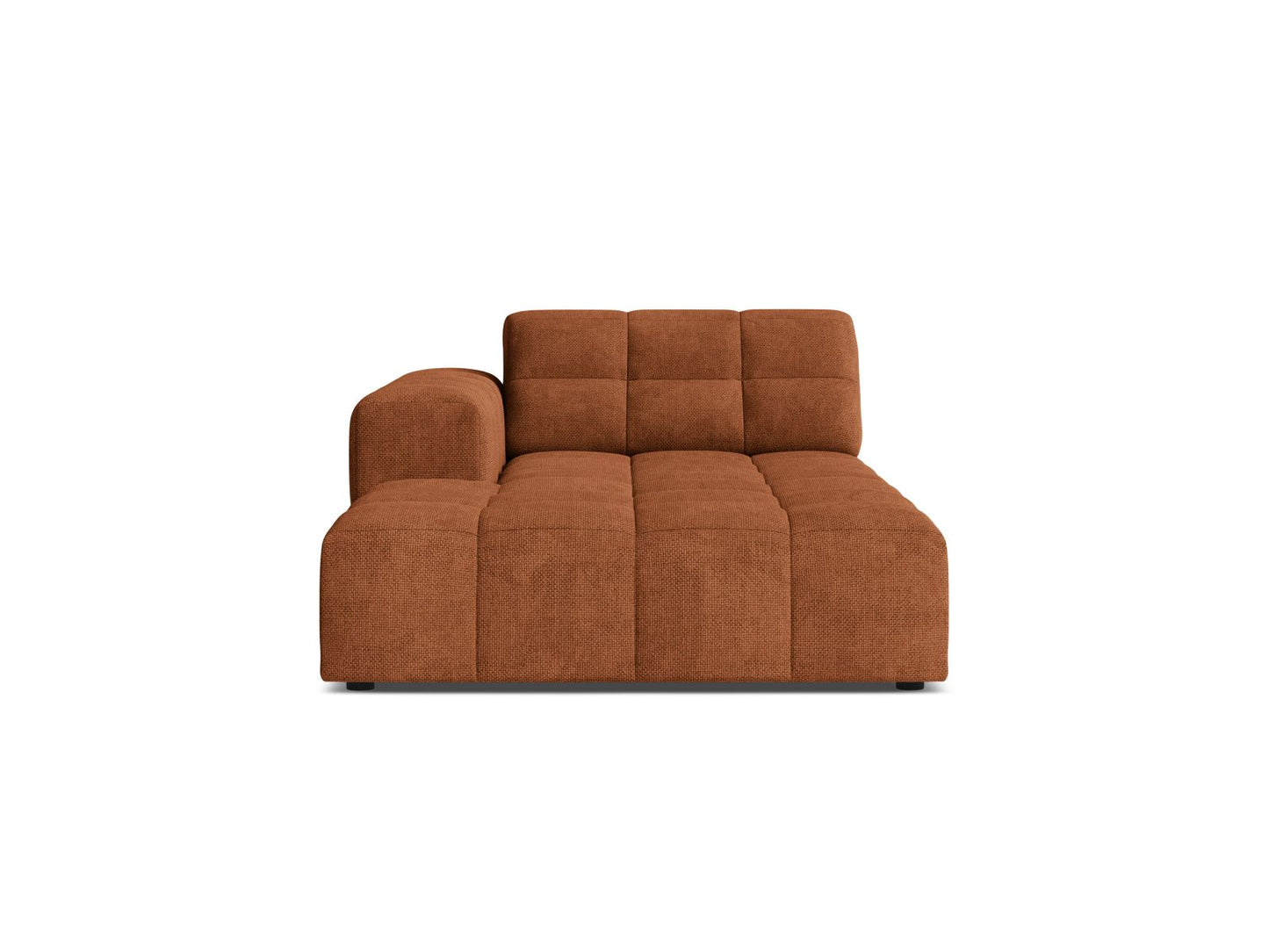Jennifer — Chaise Longue (108x167x78 cm) Brick (Eden 10 Terra) Left