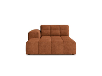 Jennifer — Chaise Longue (108x167x78 cm) Brick (Eden 10 Terra) Left