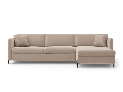 Gloria — Corner Sofa (286x170x88 cm) Beige (Salvador 1) Right