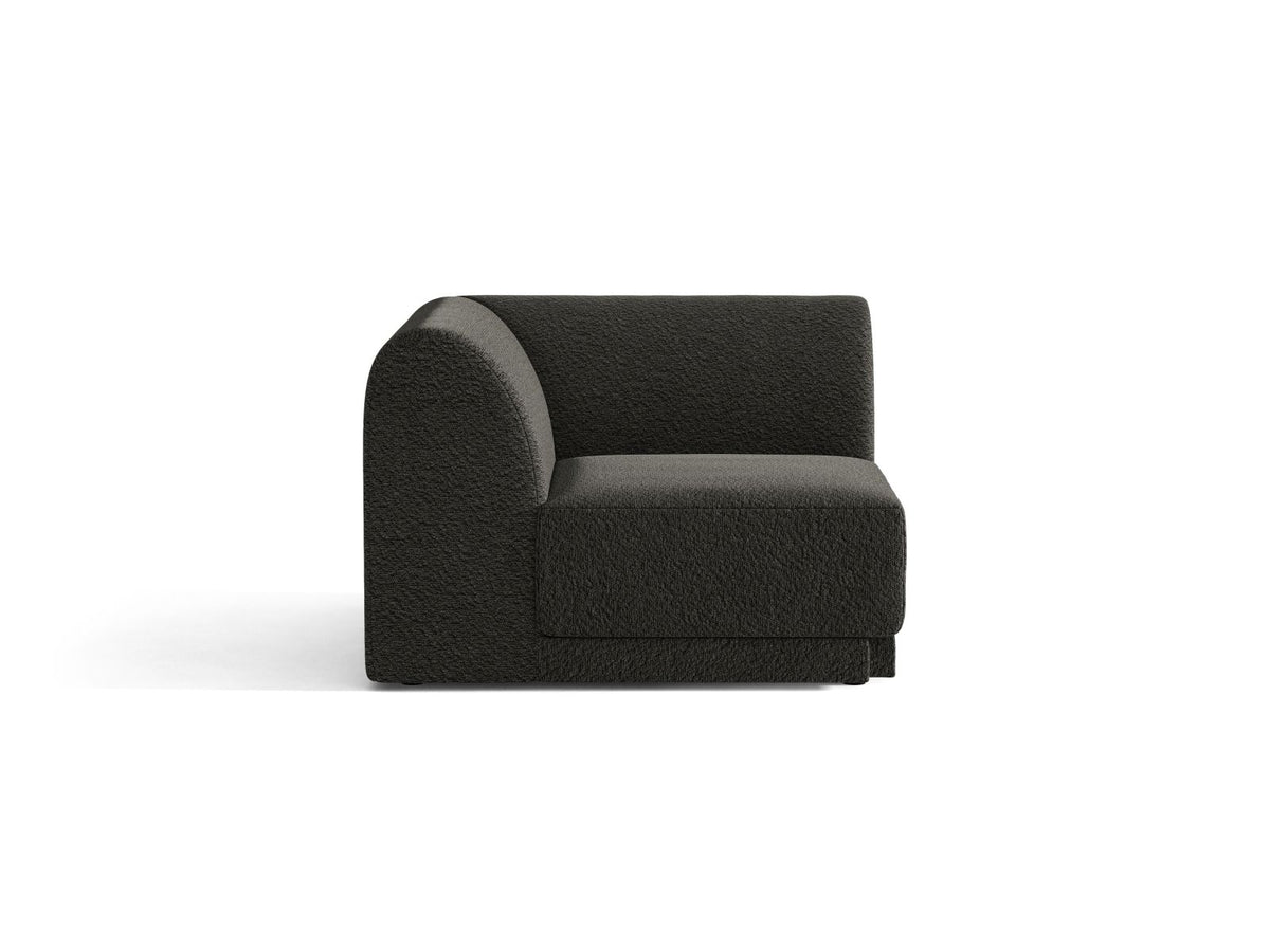 Miley — Modular Sofa Brown (Baloo 2081) Black Plastic Unknown