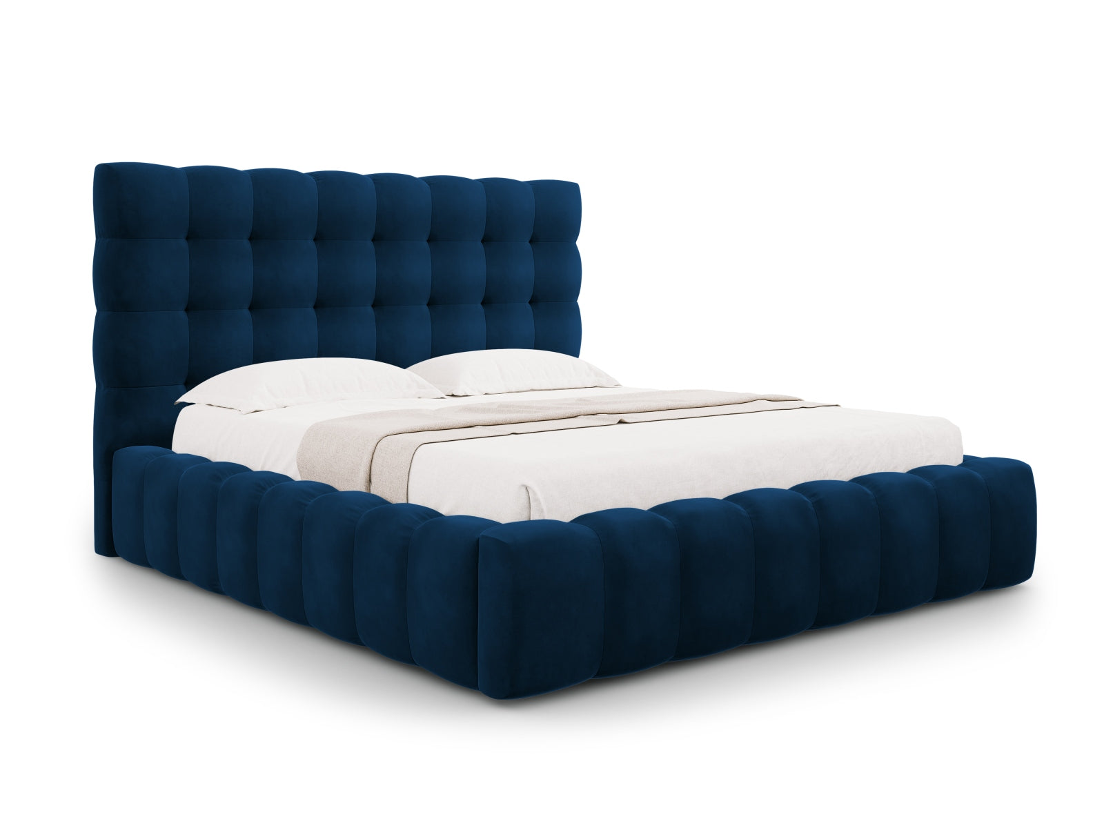 Bali — Voodi Royal Blue (Bluvel 86) Must plastik