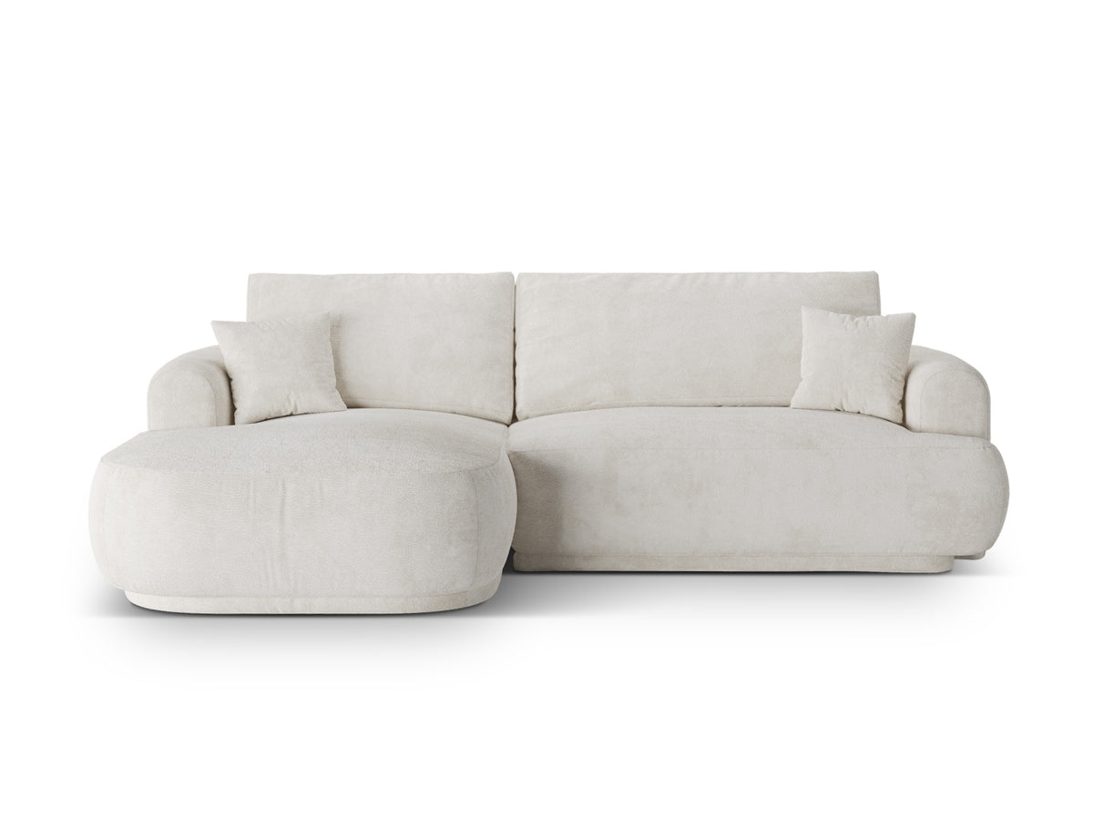 Ella — Corner Sofa (271x174x88 cm) Light Beige (CORAL 65) Left