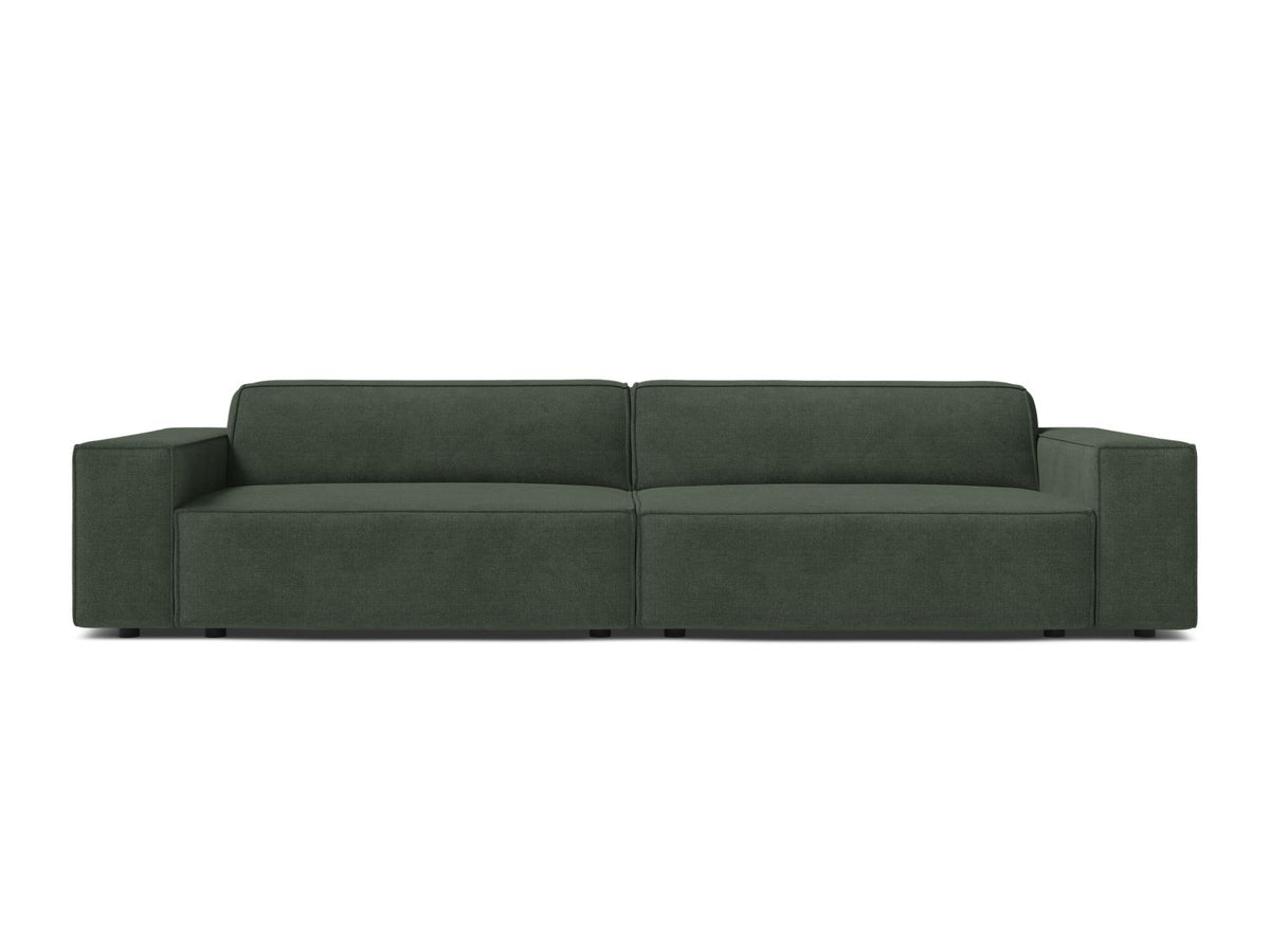 Jodie — Sofa Moss Green (Liberty 12) Black Plastic
