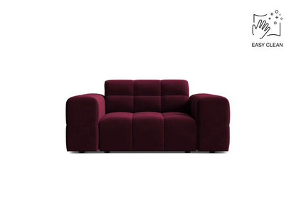 Jennifer — Armchair Burgundy (Venus 2932) Black Plastic