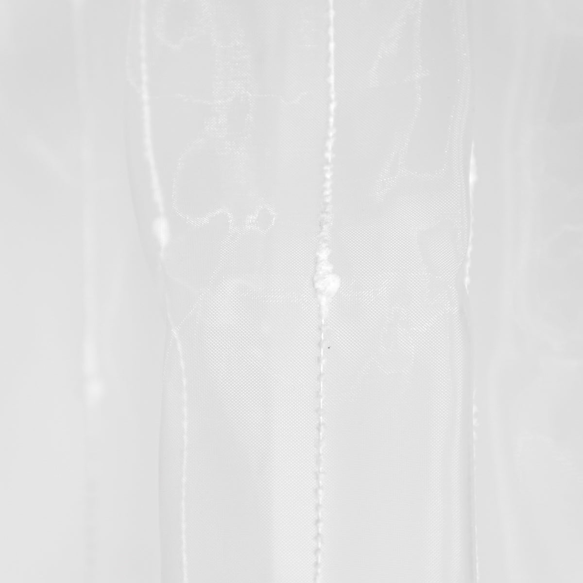 White Jacquard Curtain with Rings 140x250 cm | B2 Essentials