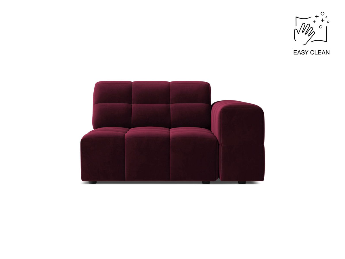 Jennifer — Modular Sofa (106x102x78 cm) Burgundy (Venus 2932) Right