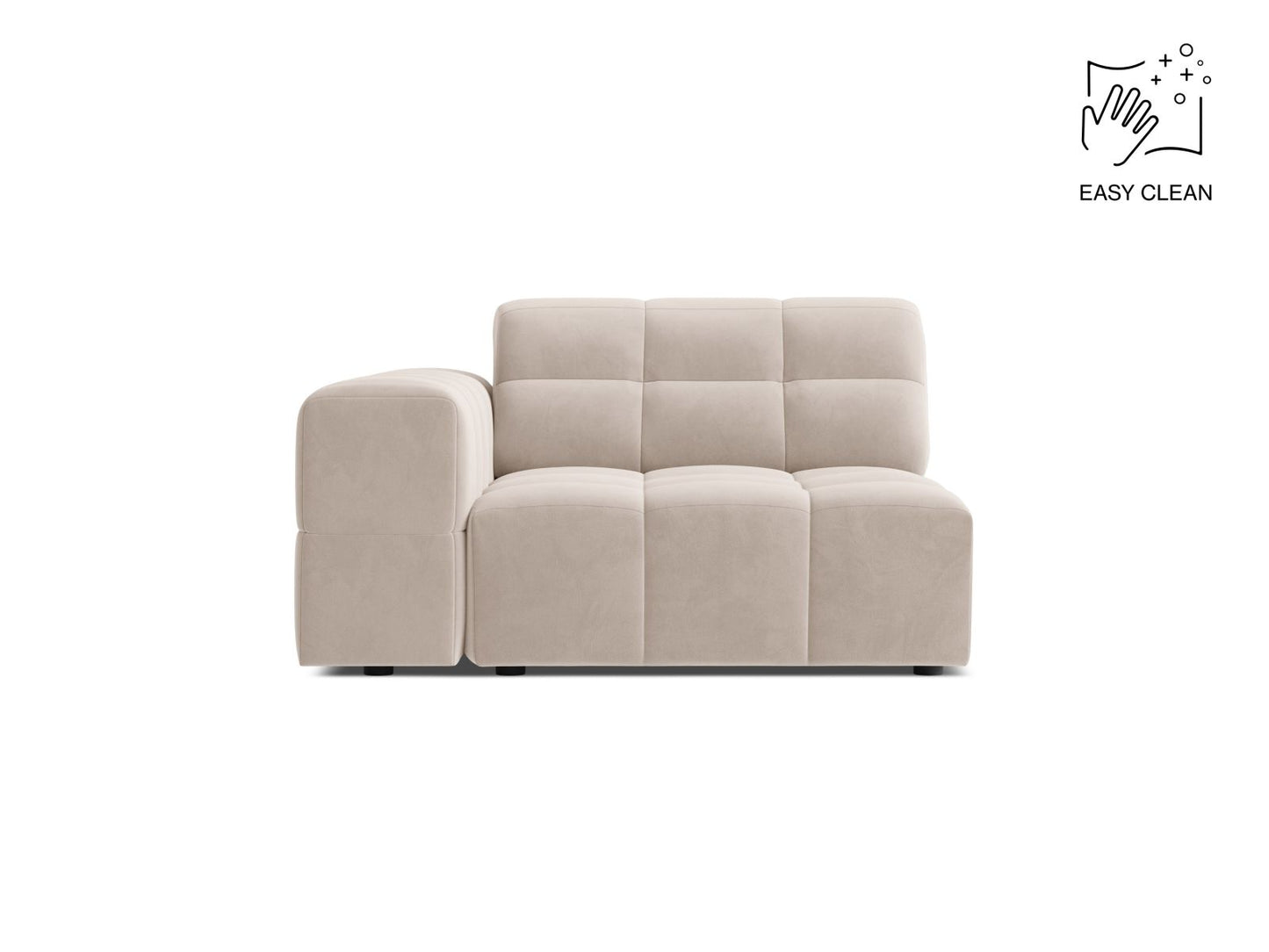 Jennifer — Modular Sofa (106x102x78 cm) Light Beige (Venus 2927) Left