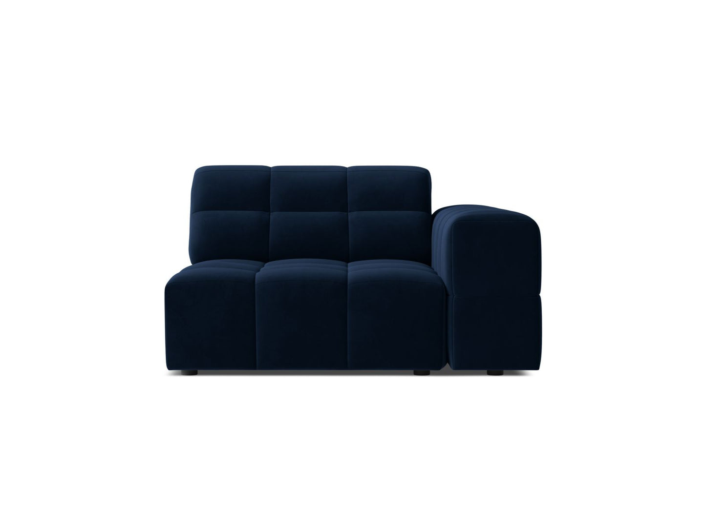 Jennifer — Modular Sofa (106x102x78 cm) Royal Blue (Bluvel 86) Right