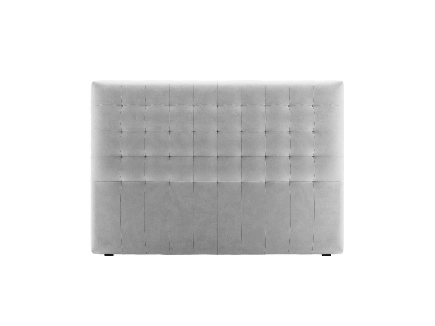 Nova — Headboard Light Grey (Paris Light Grey) Black Plastic