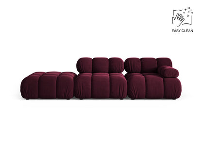 Bellis — Sofa (282x94x70 cm) Burgundy (Venus 2932) Left