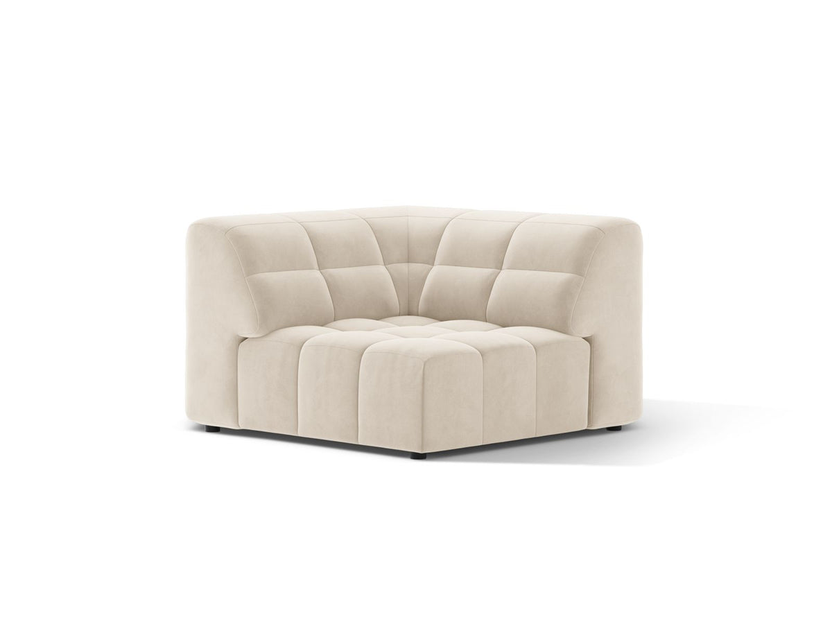 Jennifer — Modular Sofa (99x99x78 cm) Light Beige (Bluvel 22)