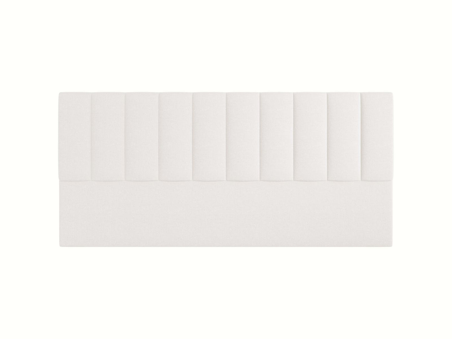 Marl — Headboard Light Beige (Eden 2 Pearl) Black Plastic