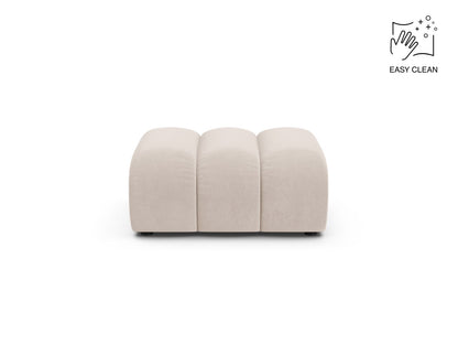 Lupine — Pouf Light Beige (Venus 2927) Black Plastic