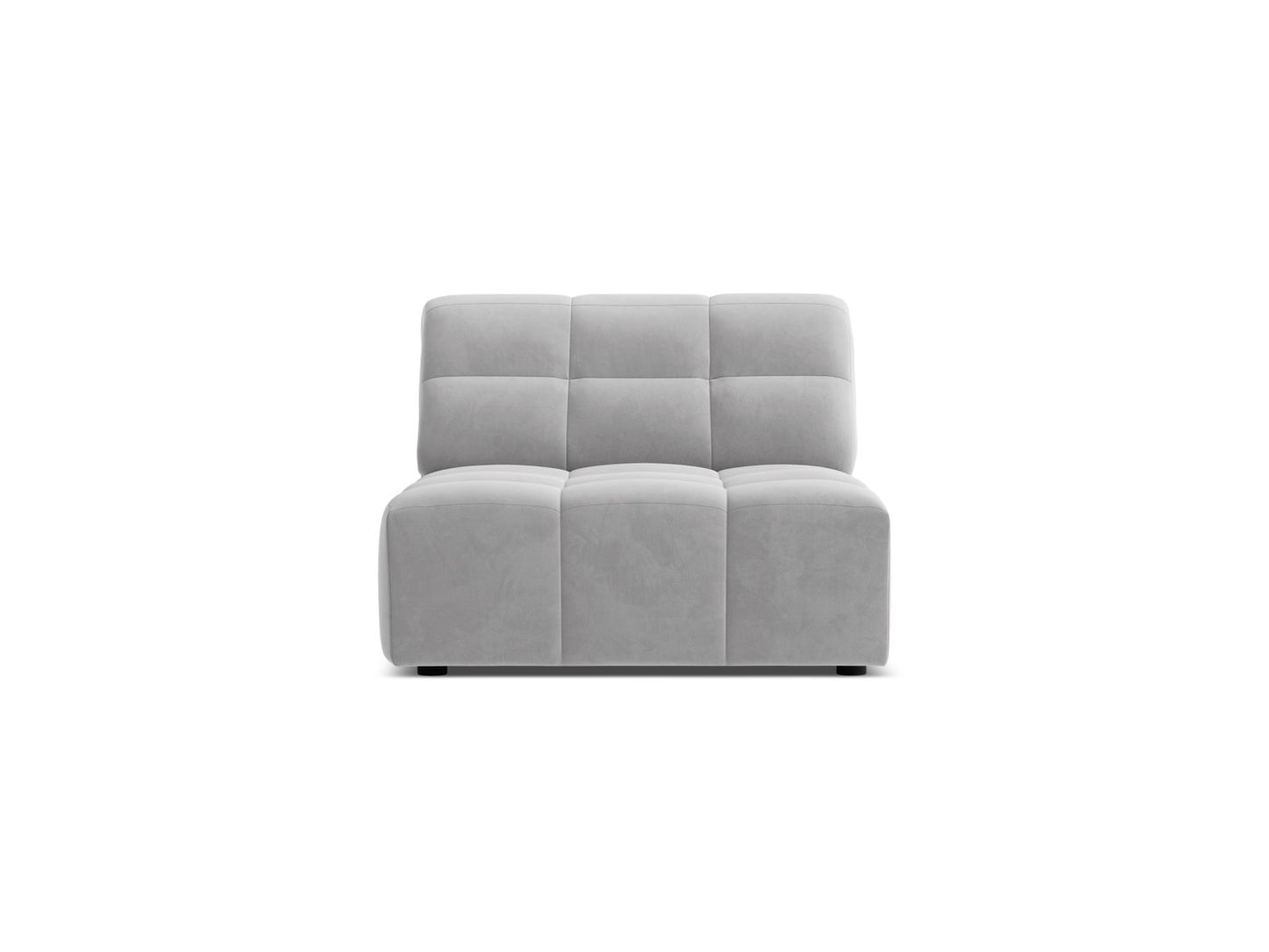 Jennifer — Modular Sofa (80x102x78 cm) Silver (Bluvel 03)