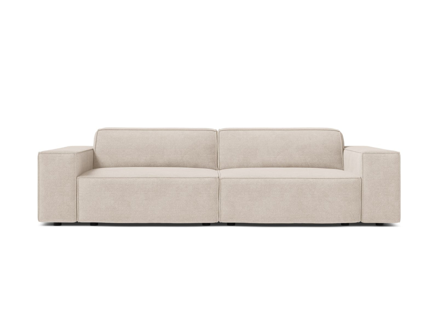 Jodie — Sofa Beige (Liberty 2) Black Plastic