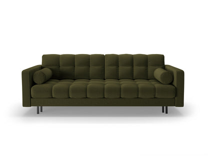 Bali — Sofa Green (Neve 39) Black Metal