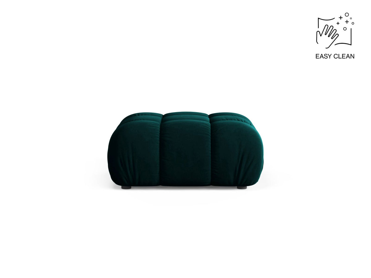 Bellis — Pouf Deep Petrol (Venus 2911) Black Plastic
