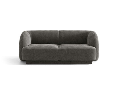 Miley — Sofa Grey (Haga 16) Black Plastic