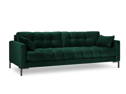 Mamaia — Sofa Bottle Green (Bluvel 78) Black Metal
