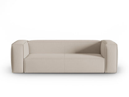 Mackay — Sofa Beige (Bubble 2) Black Plastic