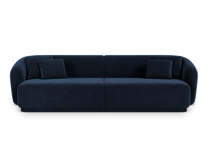 Gomera — Sofa Royal Blue (Salvador 5) Black Plastic