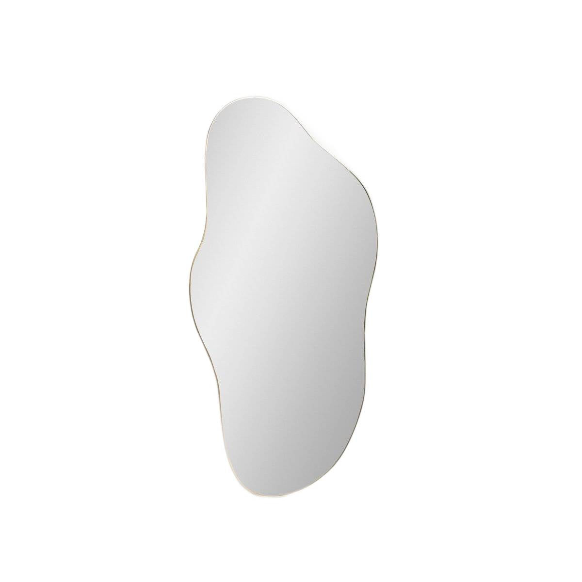 MINSI Irregular Shape Wall Mirror with Gold Frame
