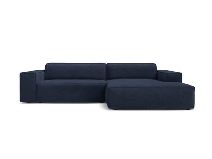 Jodie — Corner Sofa (224x162x77 cm) Navy Blue (Liberty 15) Right