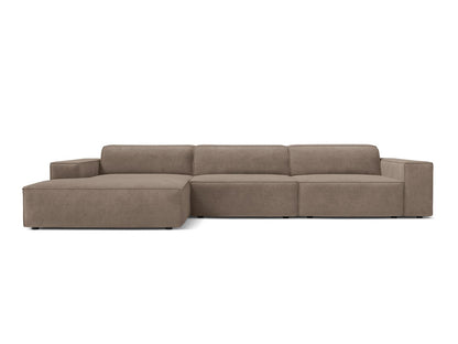 Jodie — Corner Sofa (284x162x77 cm) Cappuccino (Liberty 5) Left