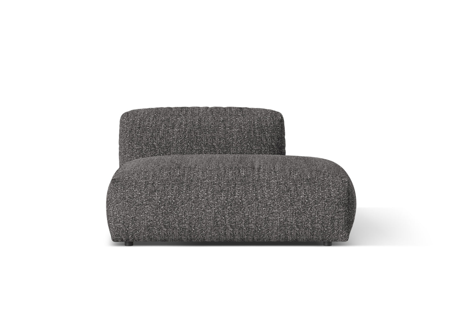 Martina — Sofa Anthracite (Monet Anthracite) Black Plastic Right