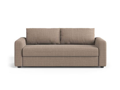 David — Sofa Light Brown (BABEL TAUPE) Black Plastic
