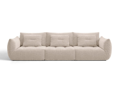 Bloom — Sofa Light Beige (Wind 05) Black Plastic