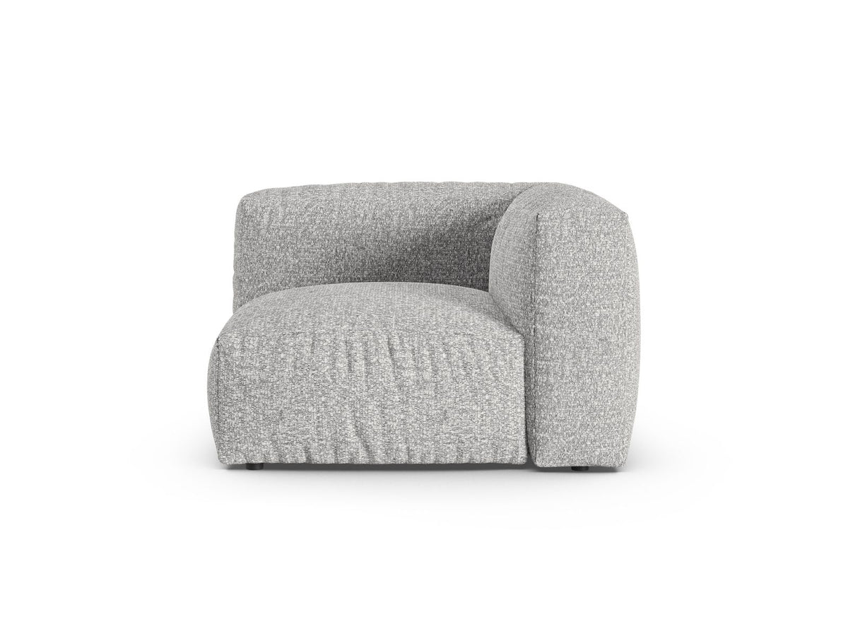 Martina — Modular Sofa Silver (Monet Silver) Black Plastic Unknown