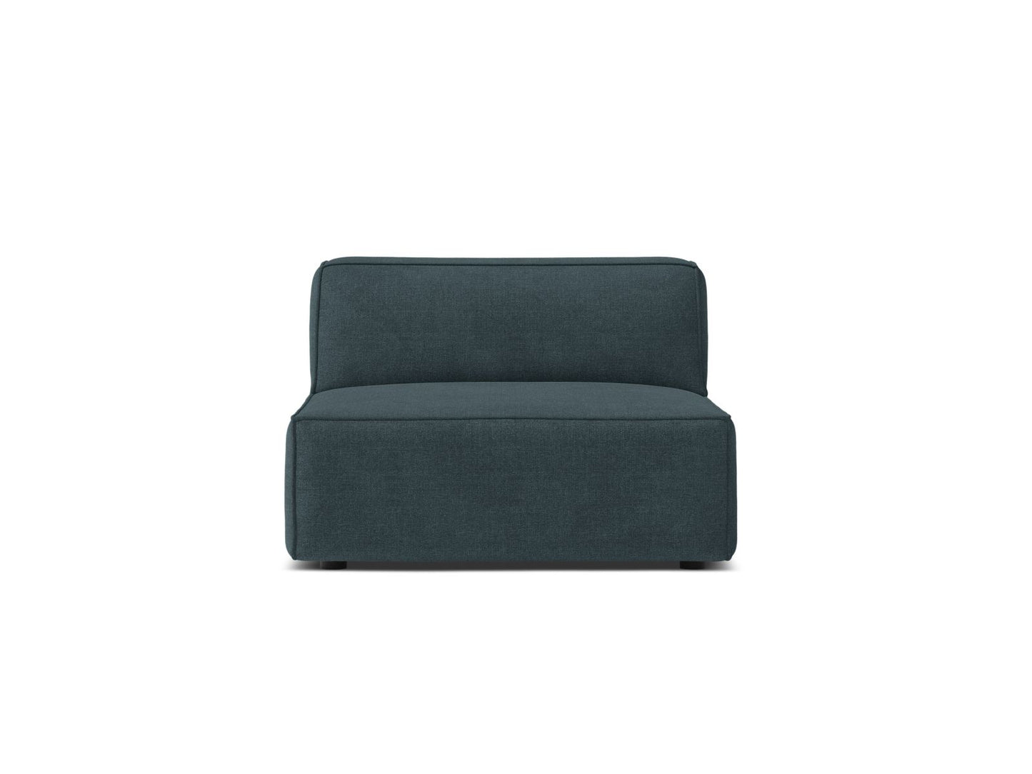 Jodie — Modular Sofa Deep Petrol (Liberty 13) Black Plastic