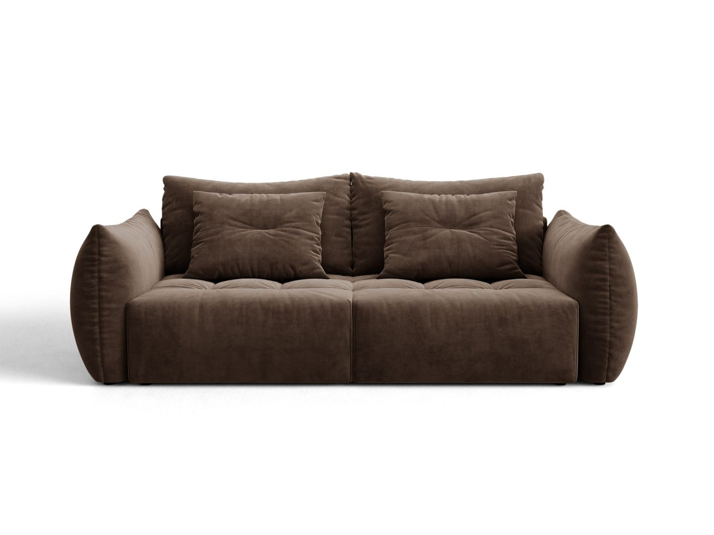 Bloom — Sofa (250x108x87 cm) Dark Brown (Bluvel 48)