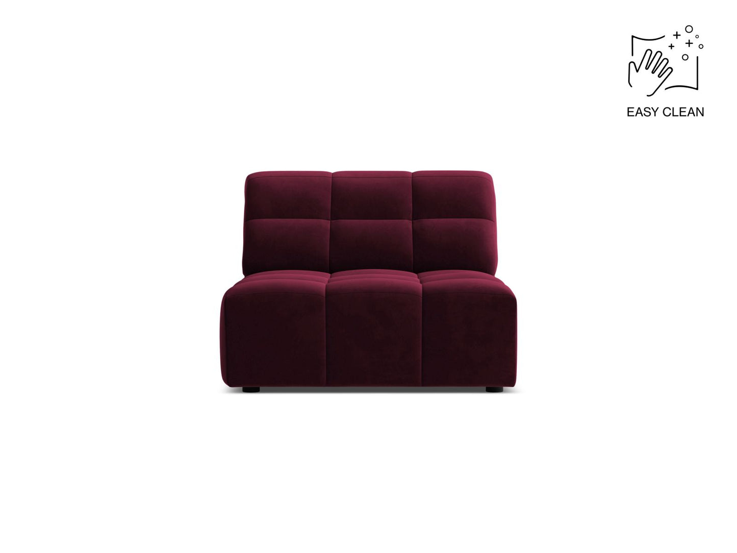 Jennifer — Modular Sofa (80x102x78 cm) Burgundy (Venus 2932)