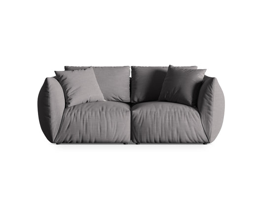 Chris — Sofa Sand (LINS 32) Black Plastic