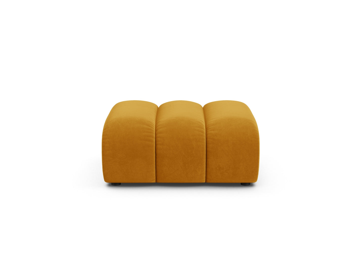 Lupine — Pouf Yellow (Salvador 10) Black Plastic