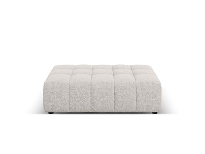 Chicago — Pouf Light Grey (Haga 06) Black Plastic