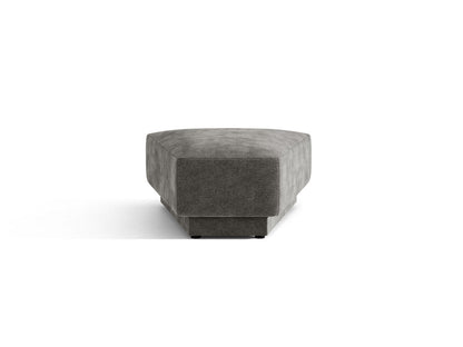 Miley — Pouf Grey (Haga 16) Black Plastic
