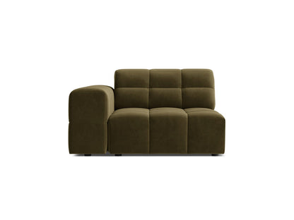 Jennifer — Modular Sofa (106x102x78 cm) Green (Bluvel 77) Left