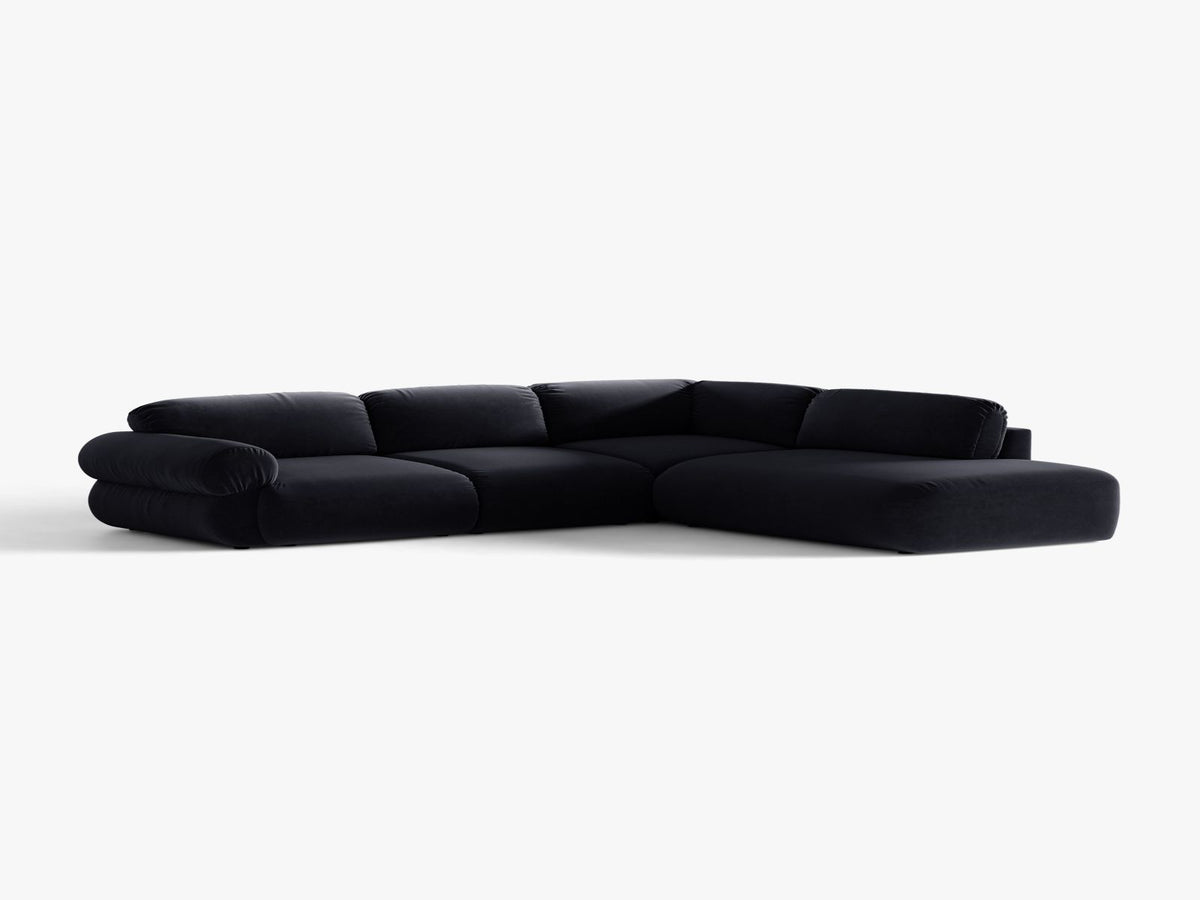 Ophelia — Corner Sofa (289x243x84 cm) Royal Blue (Salvador 5) Right
