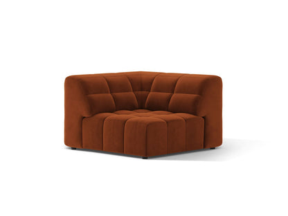 Jennifer — Modular Sofa (99x99x78 cm) Terracotta (Bluvel 4215)