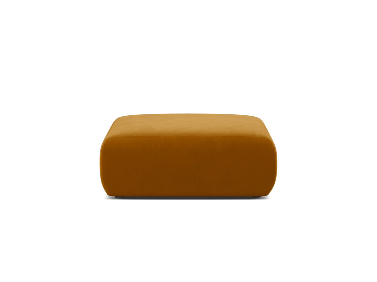 Molino — Pouf Yellow (Casino Mostaza) Black Plastic