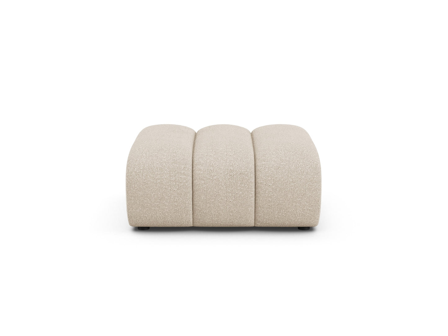 Lupine — Pouf Beige (Baloo 2074) Black Plastic