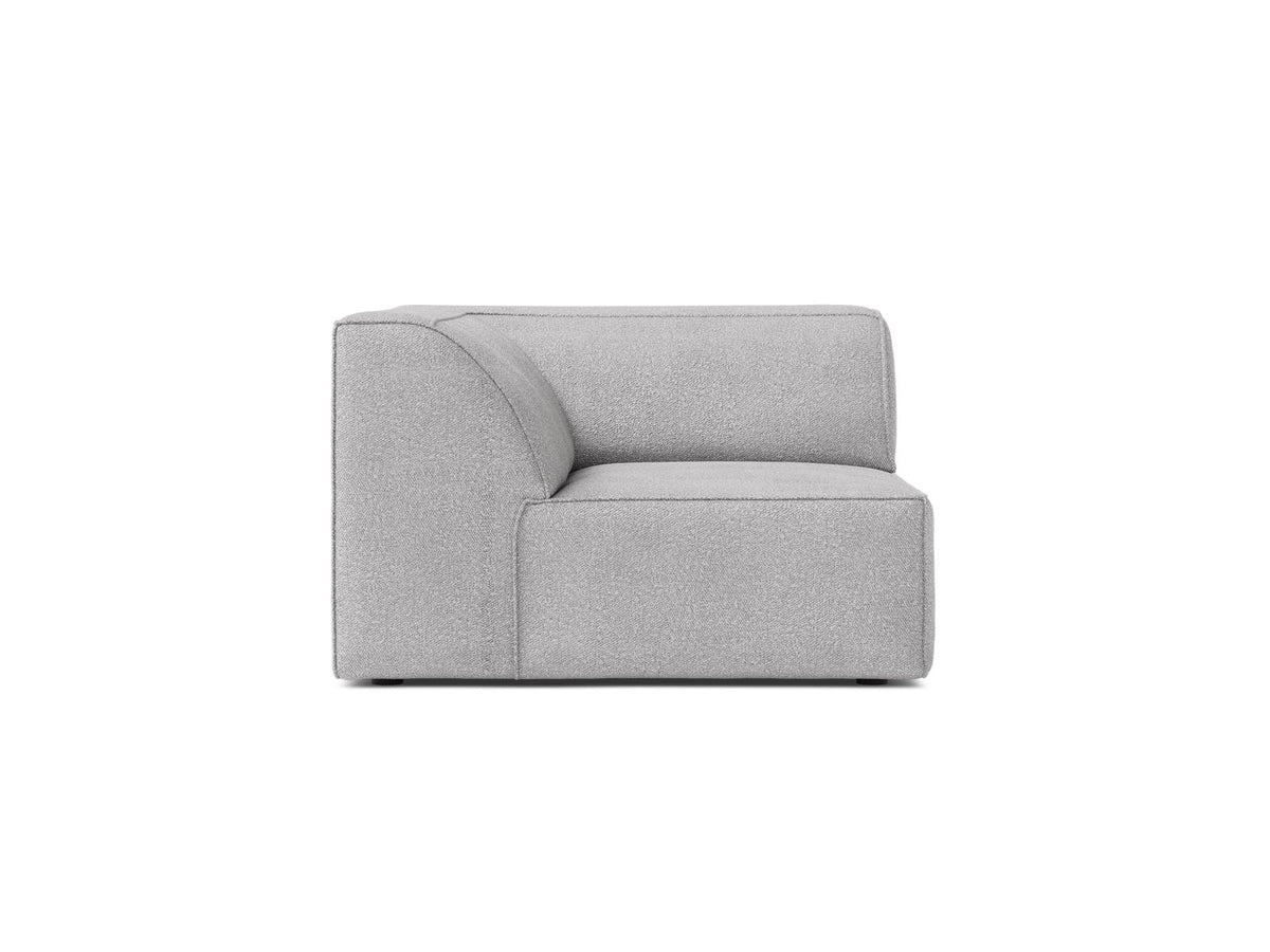 Jodie — Modular Sofa Light Grey (Baloo 2085) Black Plastic