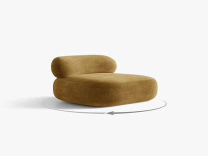 Aura — Armchair (84x91x73 cm) Mustard (Golden 46) Black Metal