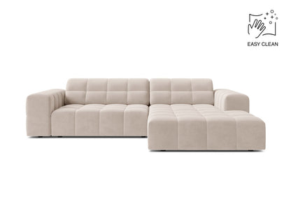 Jennifer — Corner Sofa (234x167x78 cm) Light Beige (Venus 2927) Right