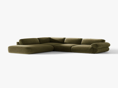 Ophelia — Corner Sofa (289x243x84 cm) Green (Salvador 8) Left